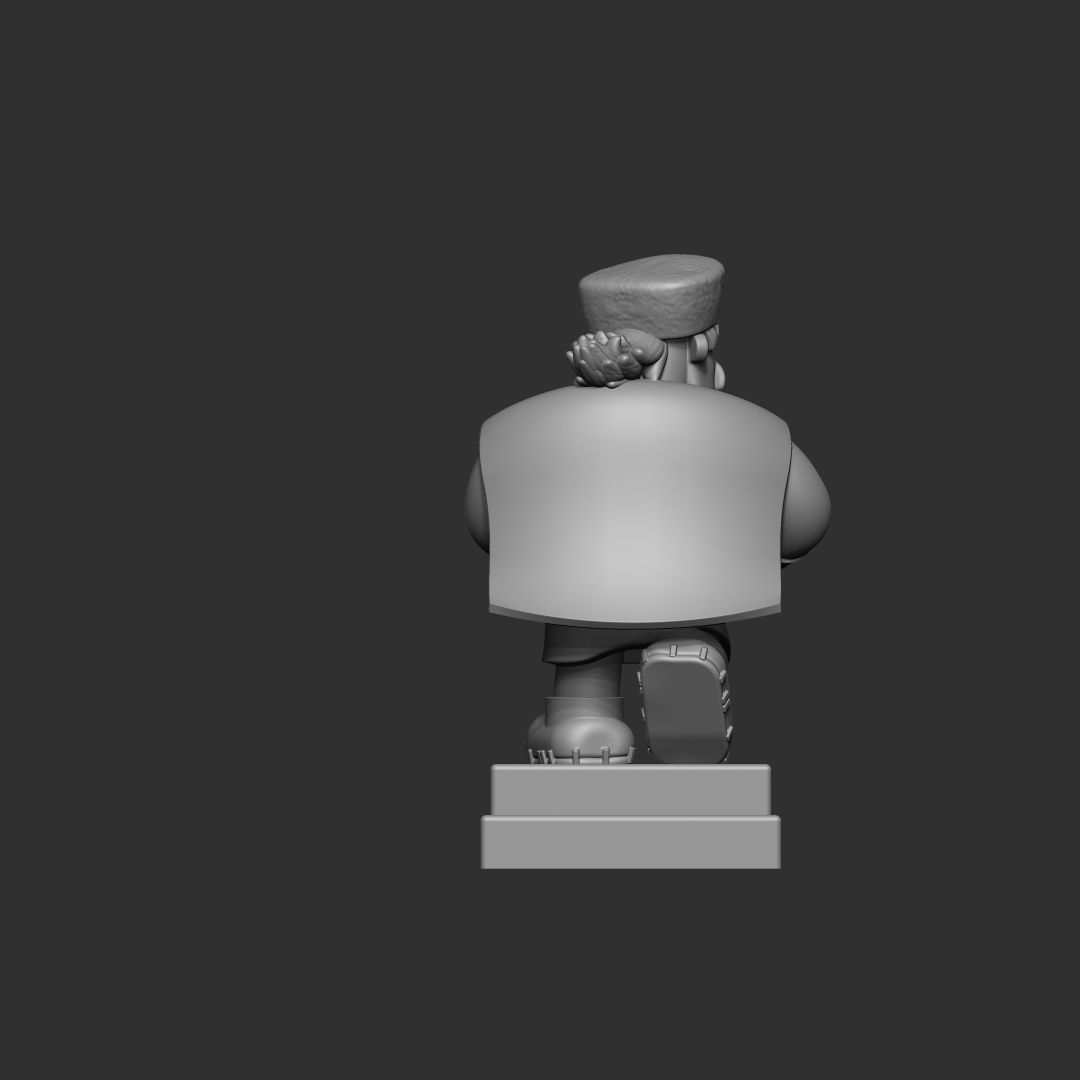 Hunter clash royale 3d model 3D print model_3