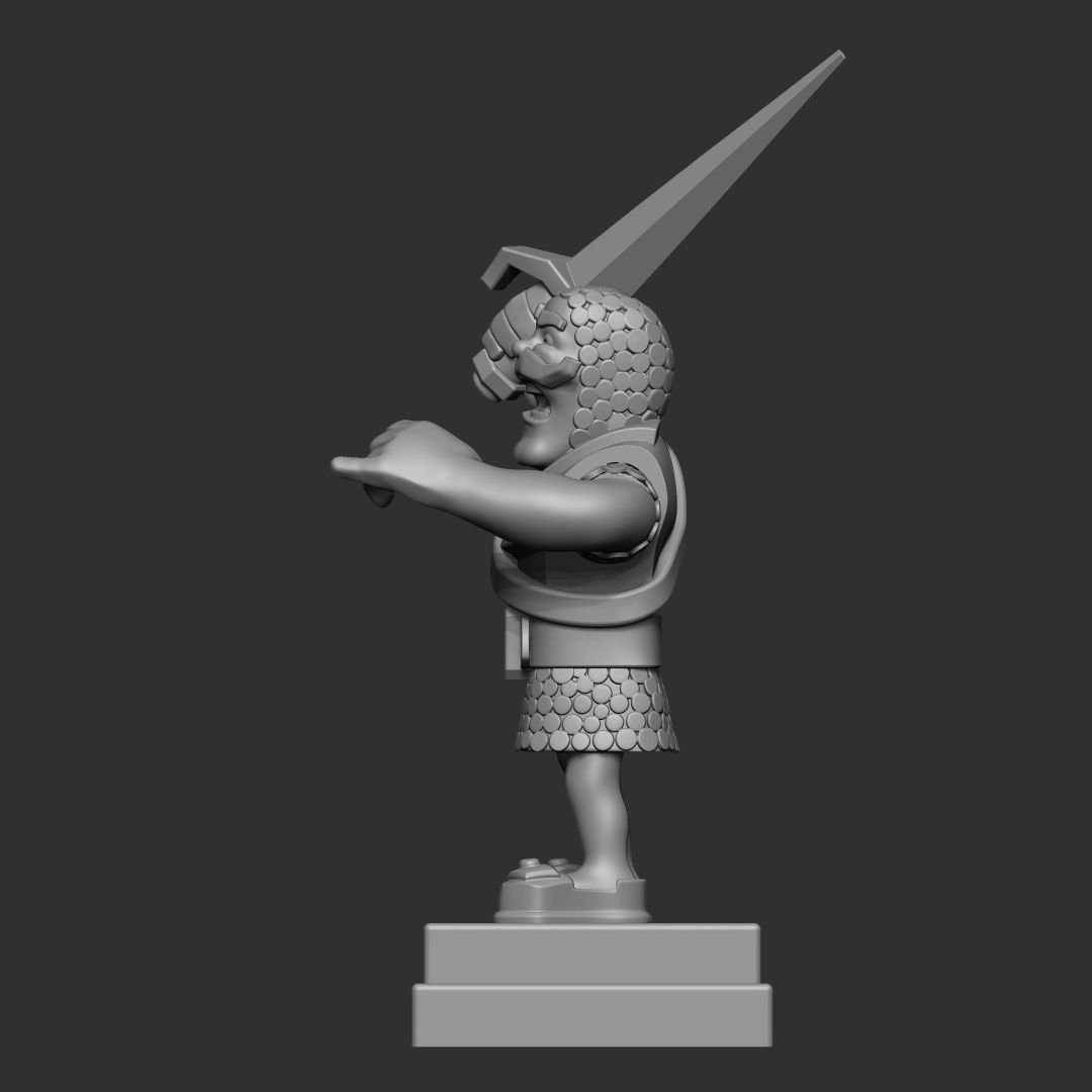 knight clash royale 3d model 3D print model_3