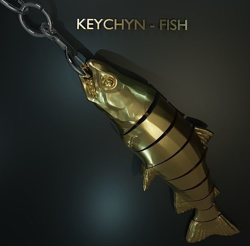 KEYCHAIN FISH 3D print model