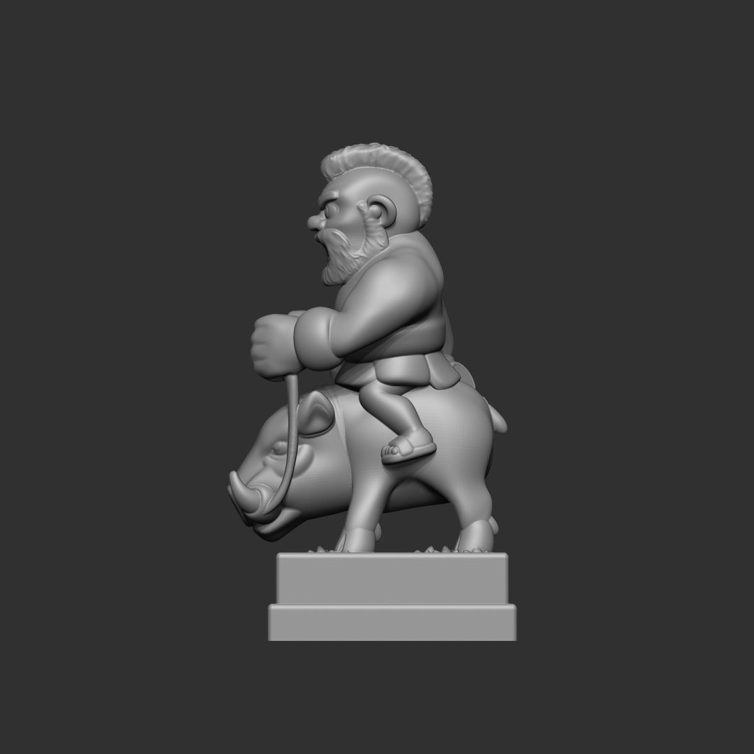 Runner clash royale 3d model 3D print model_3
