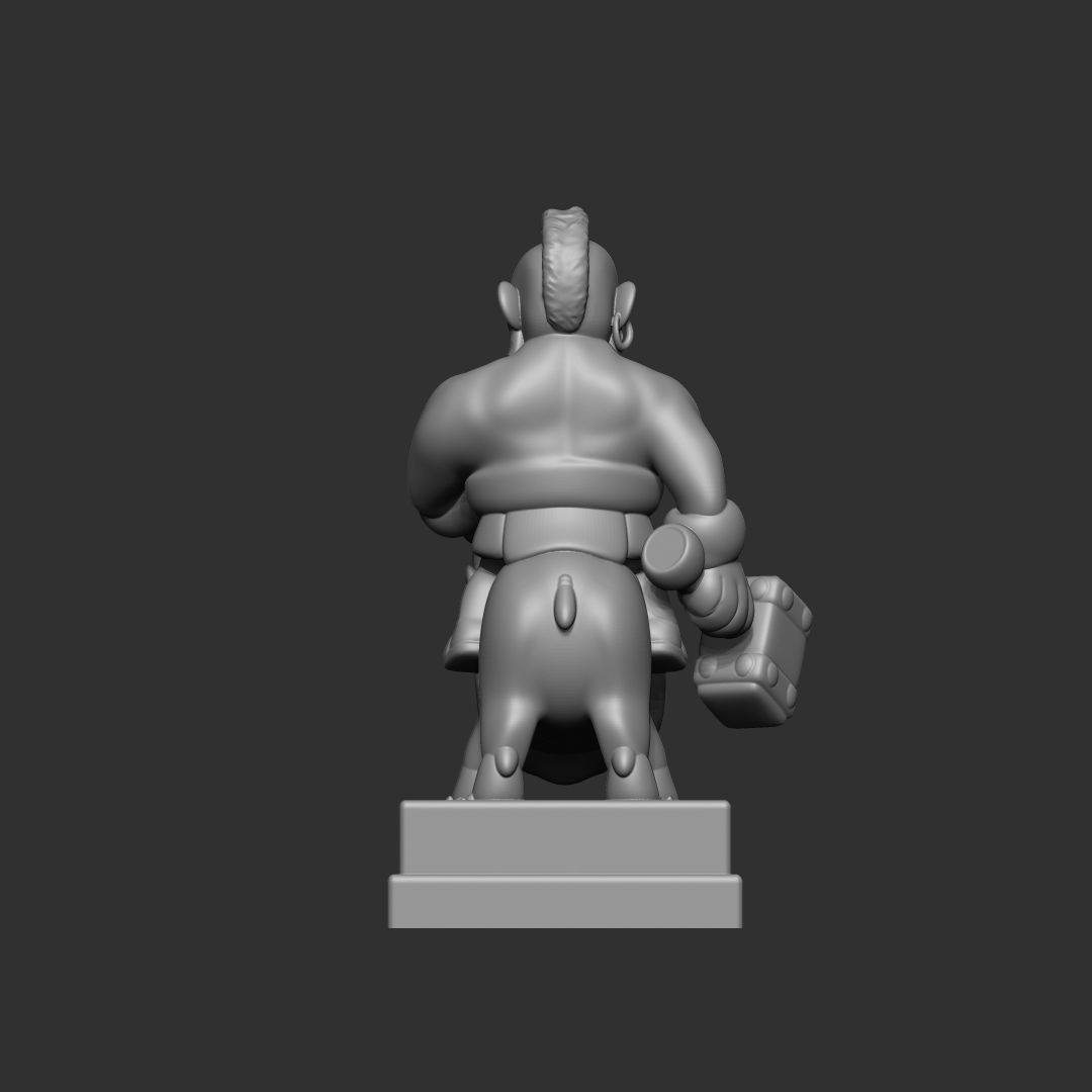 Runner clash royale 3d model 3D print model_2
