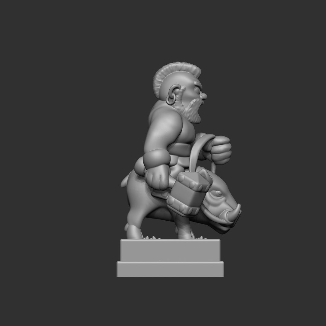 Runner clash royale 3d model 3D print model_1