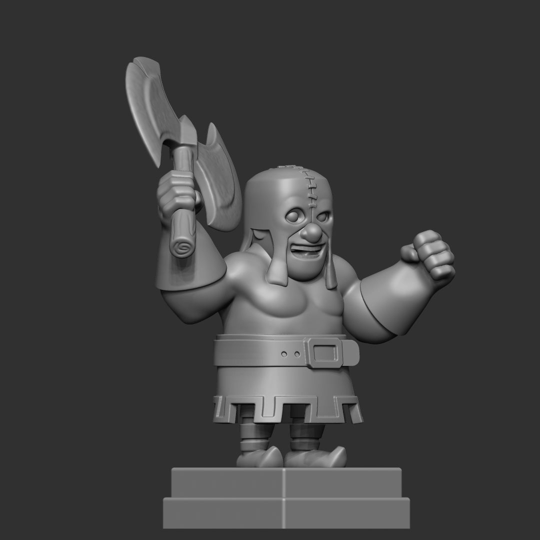 clash royale executioner 3d model 3D print model_4