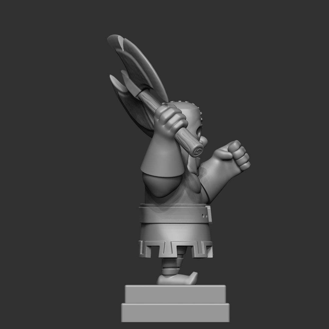 clash royale executioner 3d model 3D print model_1