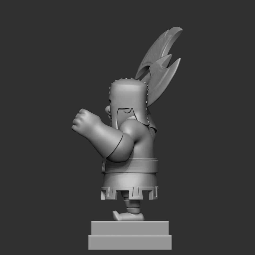 clash royale executioner 3d model 3D print model_3