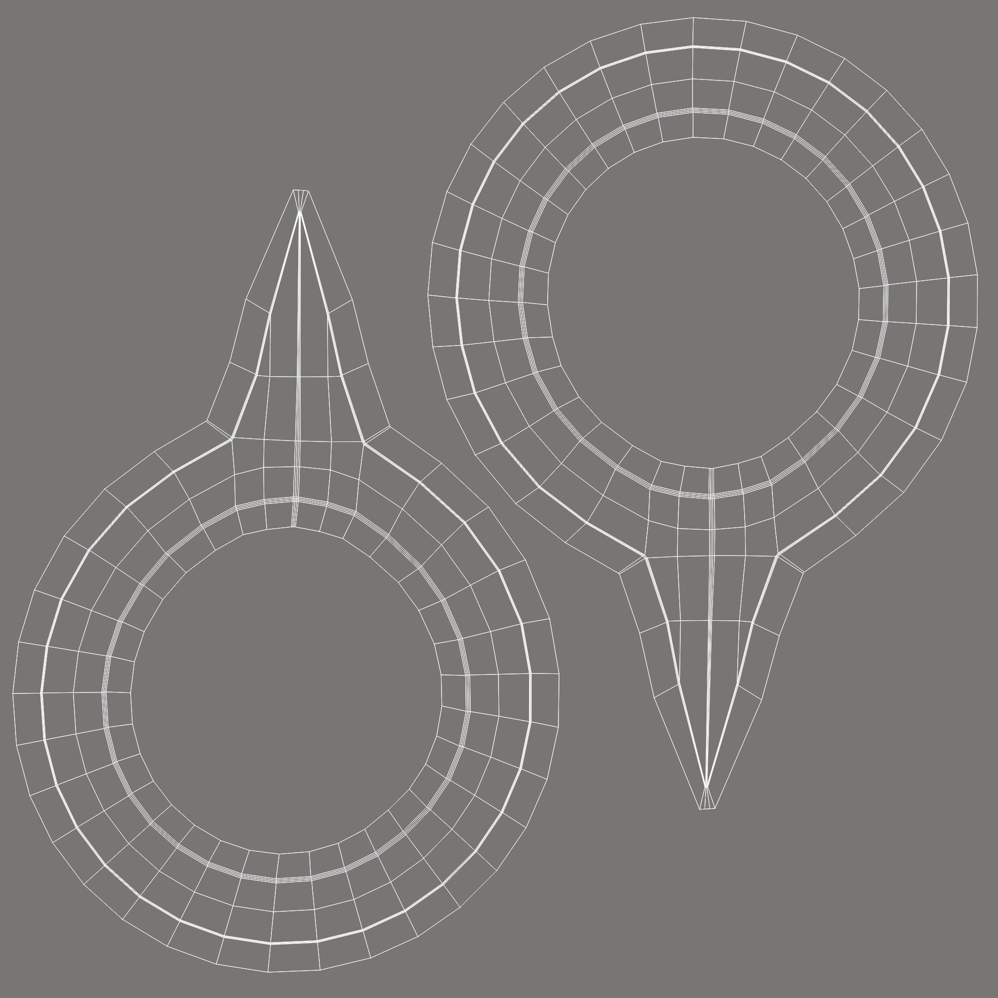 Pin 007 - Map Pointer Basic Green Low-poly 3D model_11