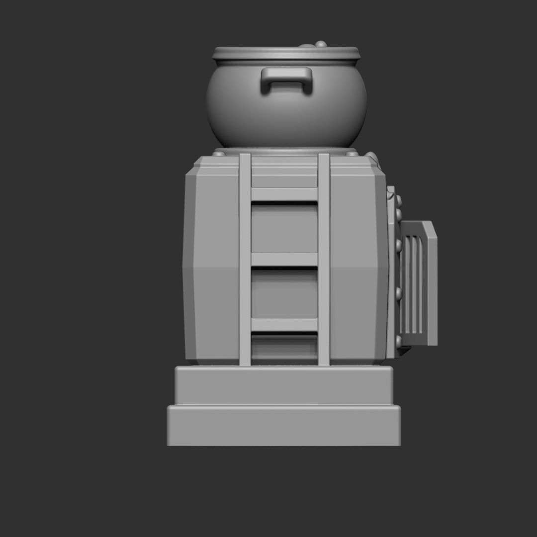 Furnace clash royale 3d model 3D print model_1