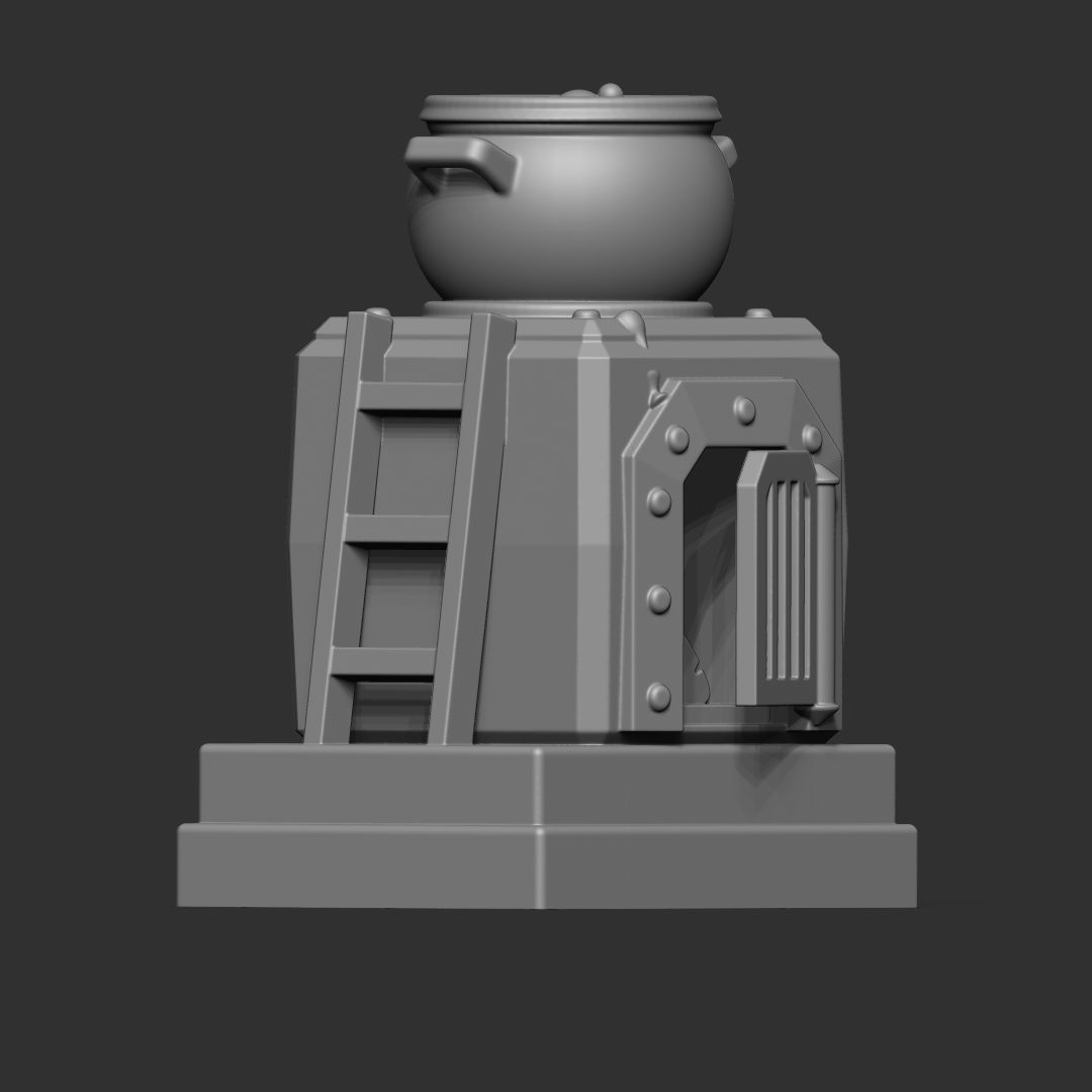 Furnace clash royale 3d model 3D print model_4