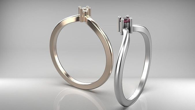 Collection top 10 one diamond ring _10