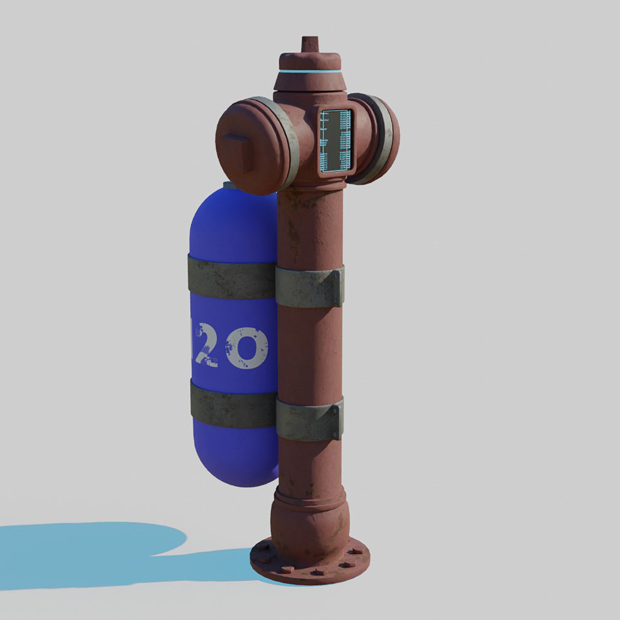 Cyberpunk Street Pack 3D model_9