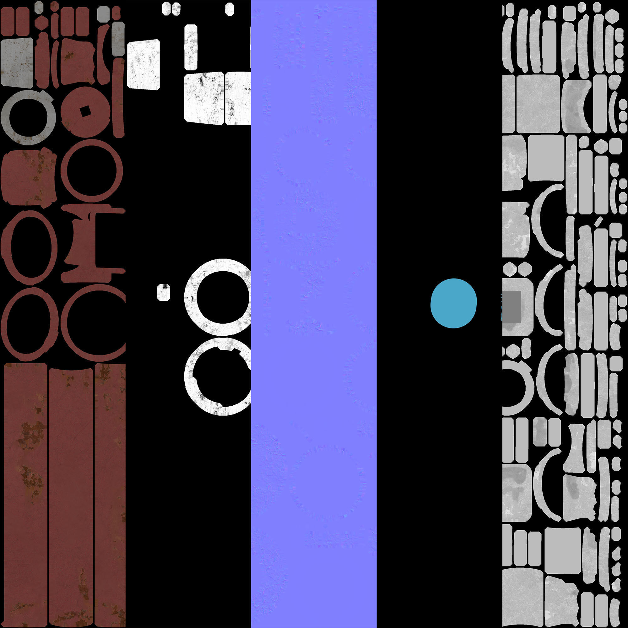 Cyberpunk Street Pack 3D model_11