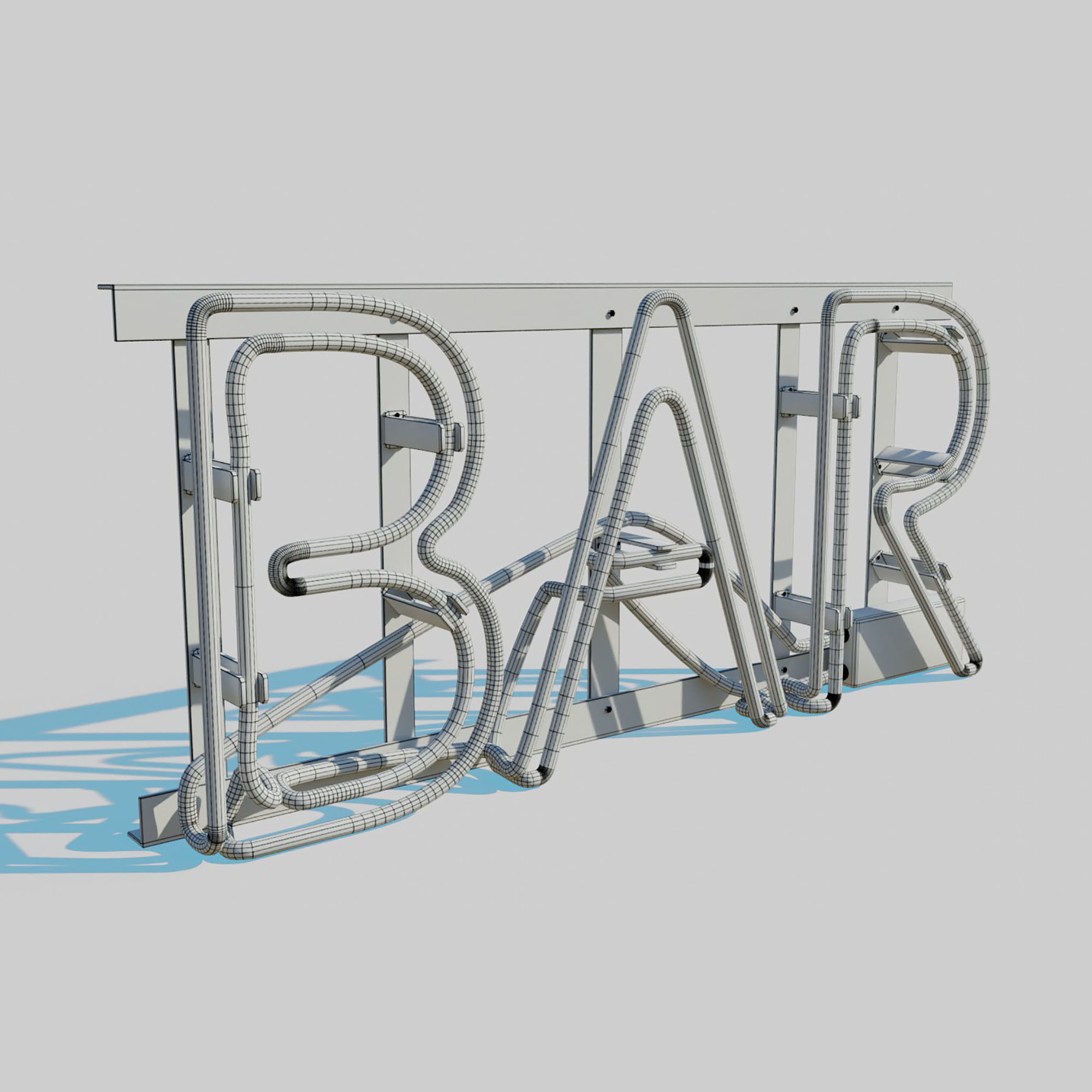 Cyberpunk Street Pack 3D model_34