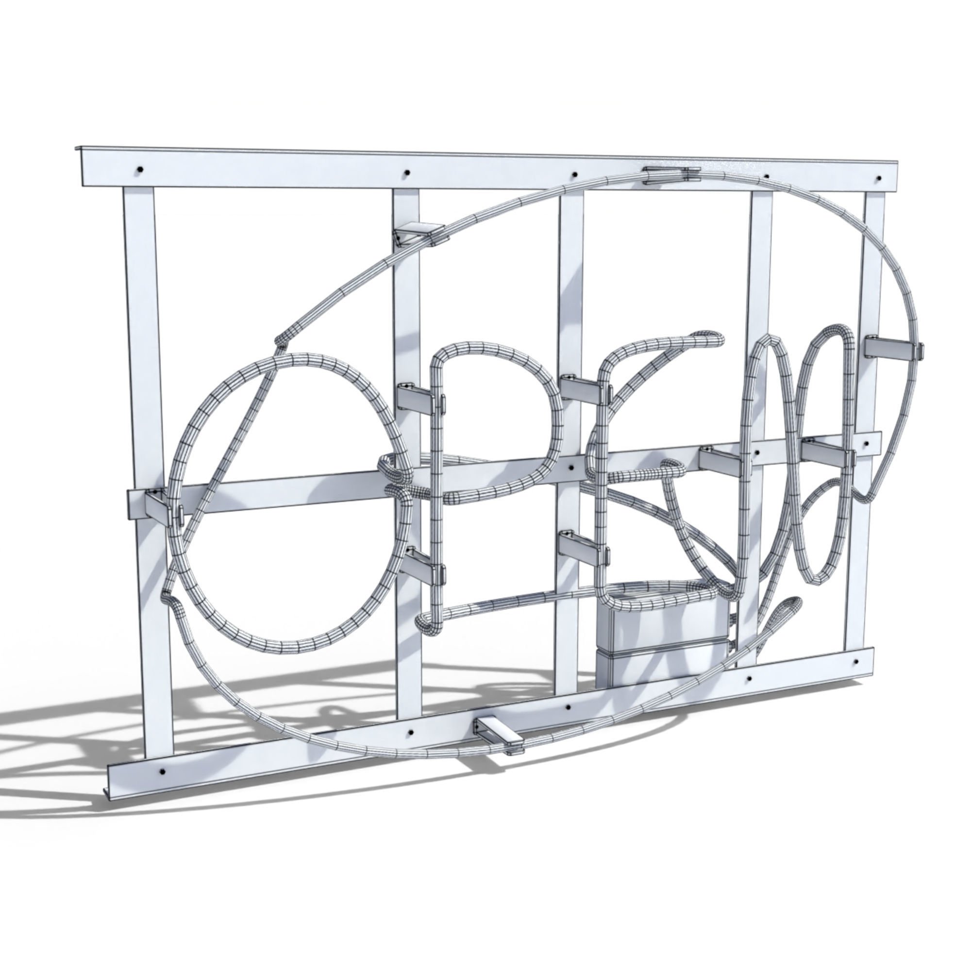 Cyberpunk Street Pack 3D model_50
