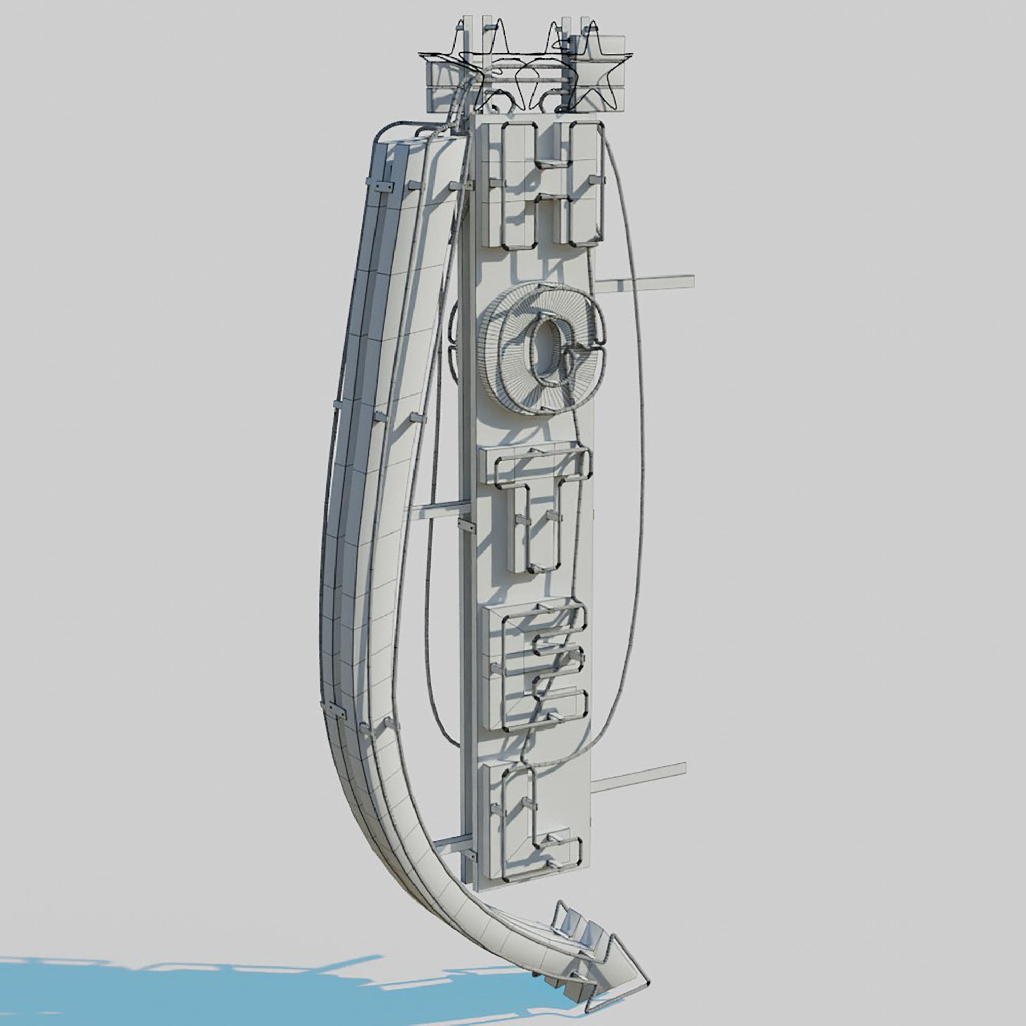 Cyberpunk Street Pack 3D model_46