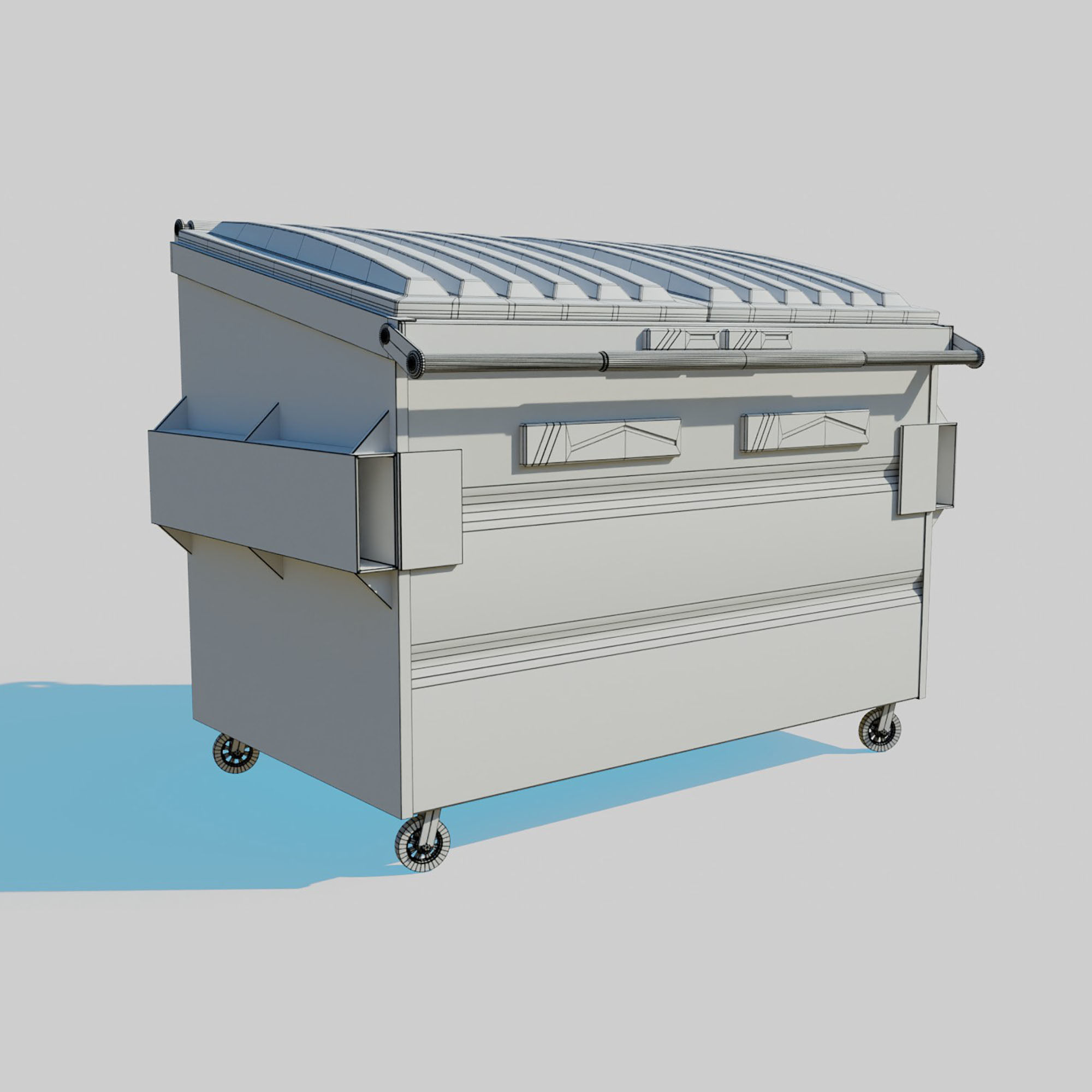 Cyberpunk Street Pack 3D model_13