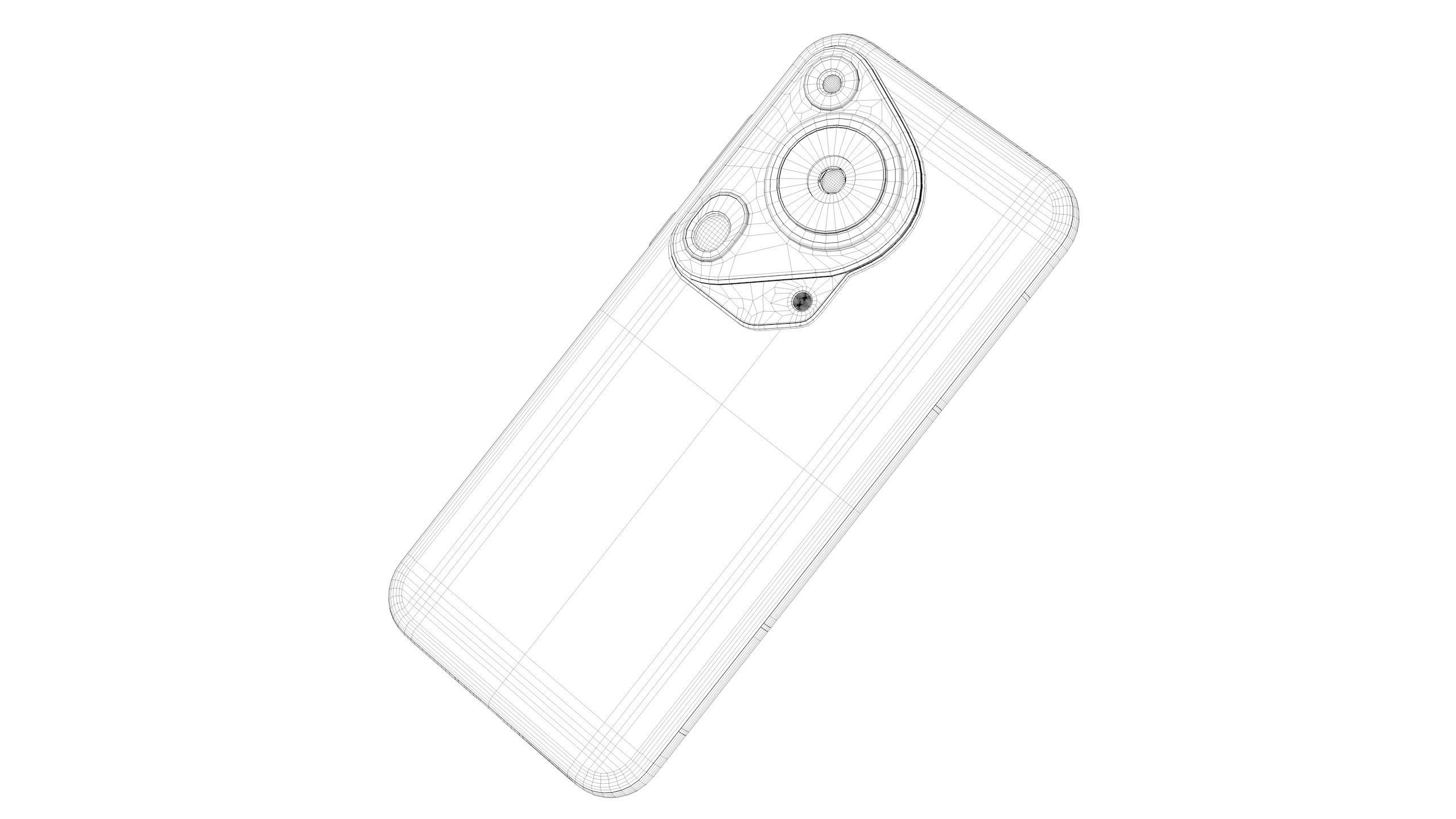 HUAWEI Pura 70 Ultra Kirin 9010 smartphone C4D model 3D model_4