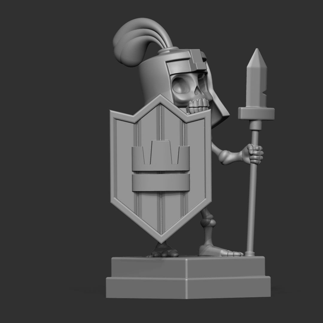 Guards clash royale 3d model 3D print model_4