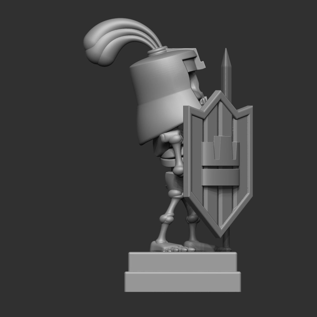 Guards clash royale 3d model 3D print model_1