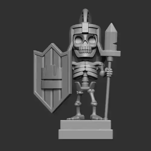Guards clash royale 3d model