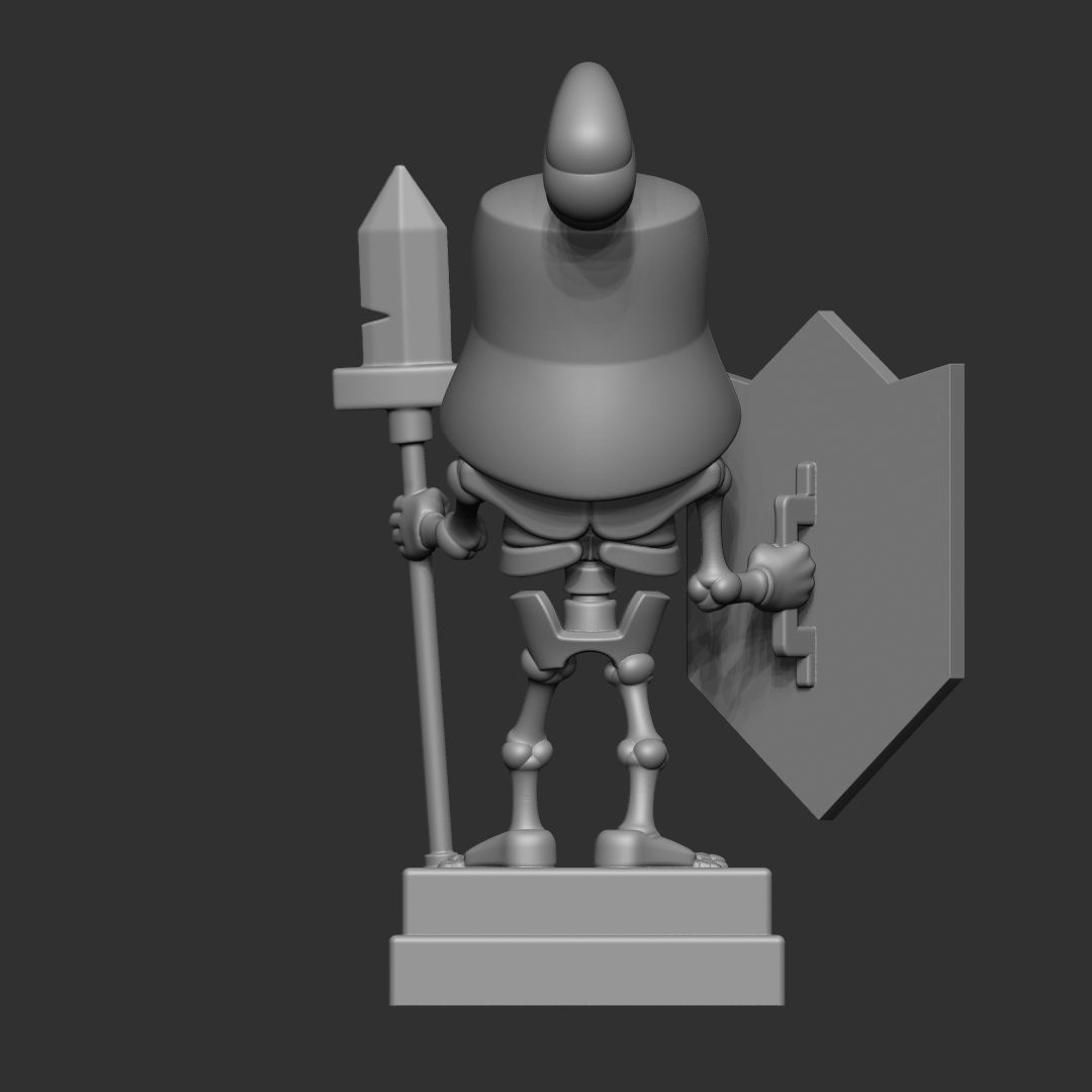 Guards clash royale 3d model 3D print model_2