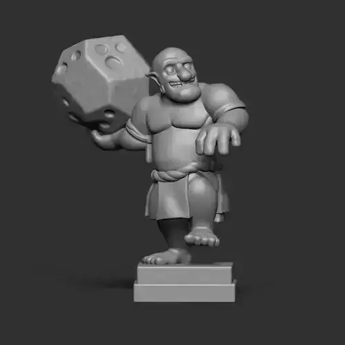Bowler clash royale 3d model