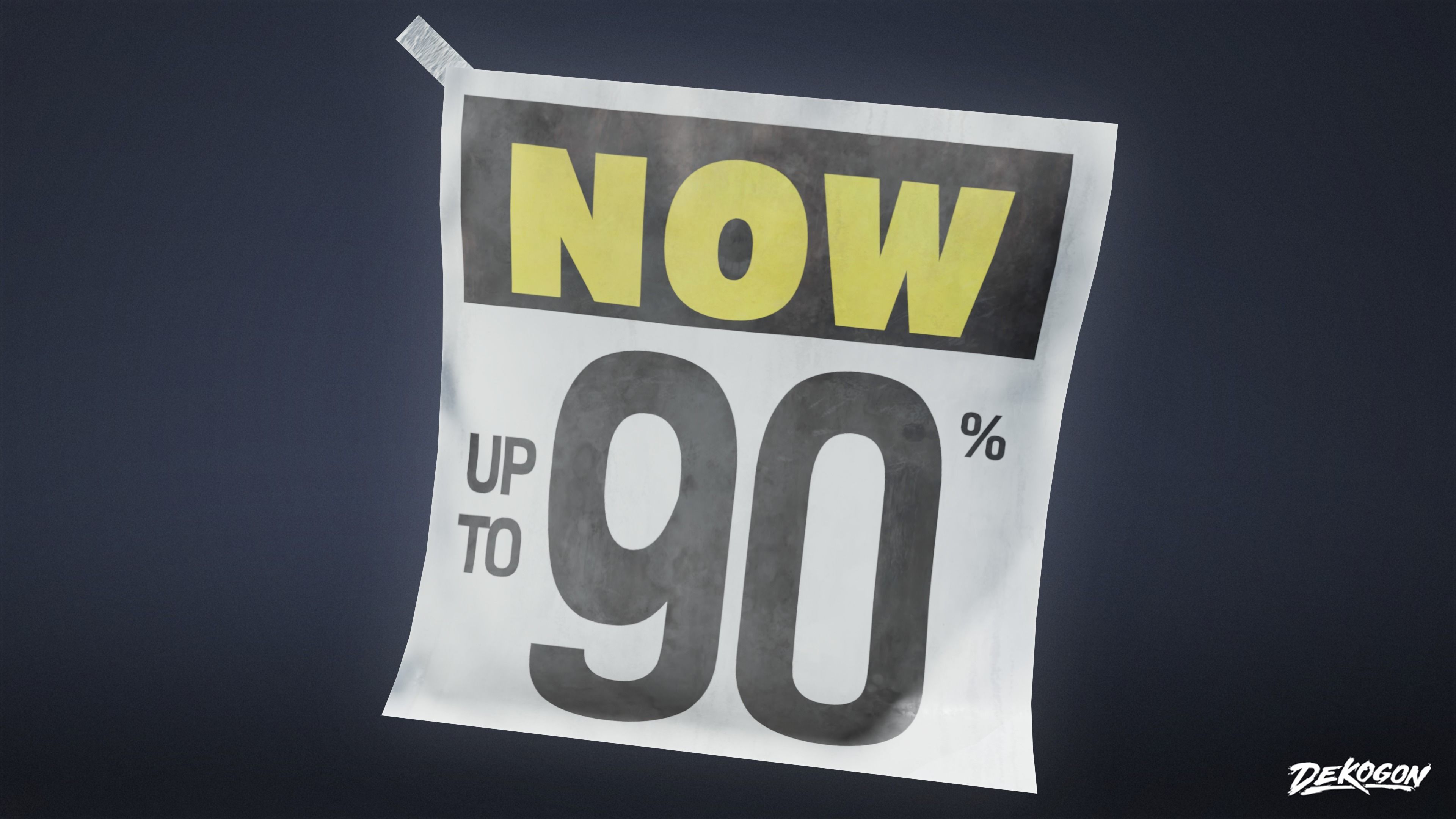 SIGNAGE - Business Signs 02 - LOW POLY AND NANITE Low-poly 3D model_8