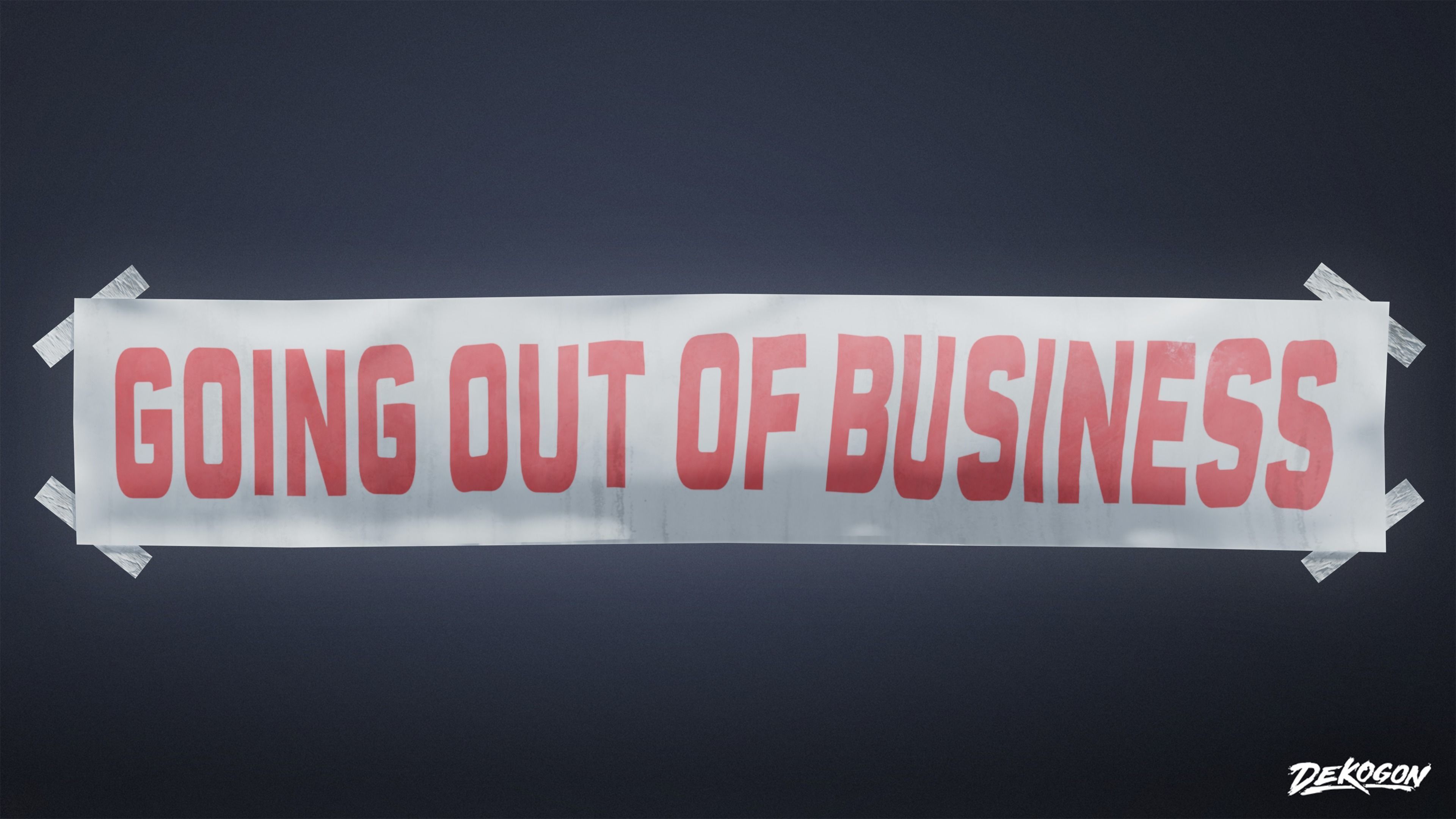 SIGNAGE - Business Signs 02 - LOW POLY AND NANITE Low-poly 3D model_11