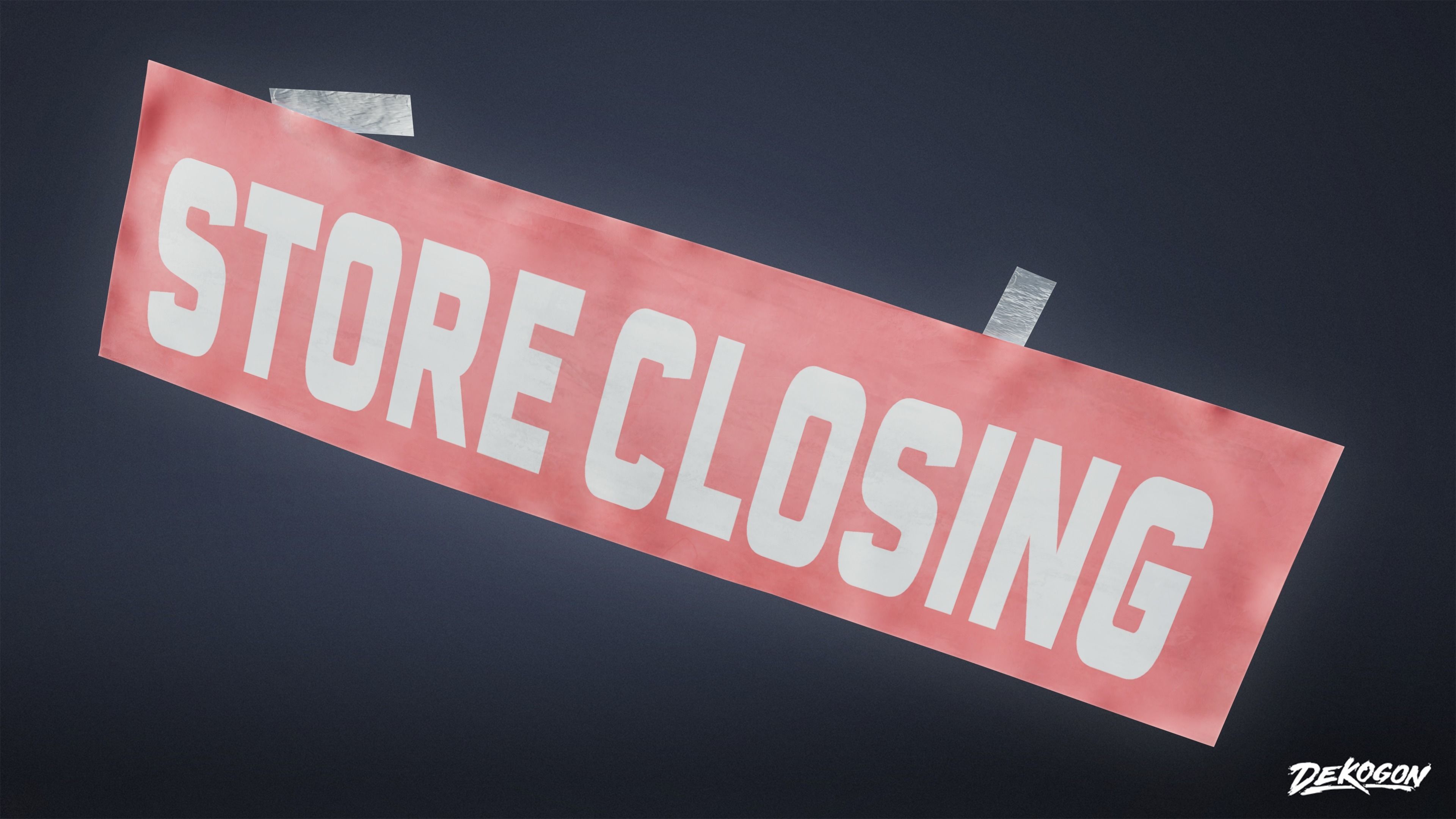 SIGNAGE - Business Signs 02 - LOW POLY AND NANITE Low-poly 3D model_21