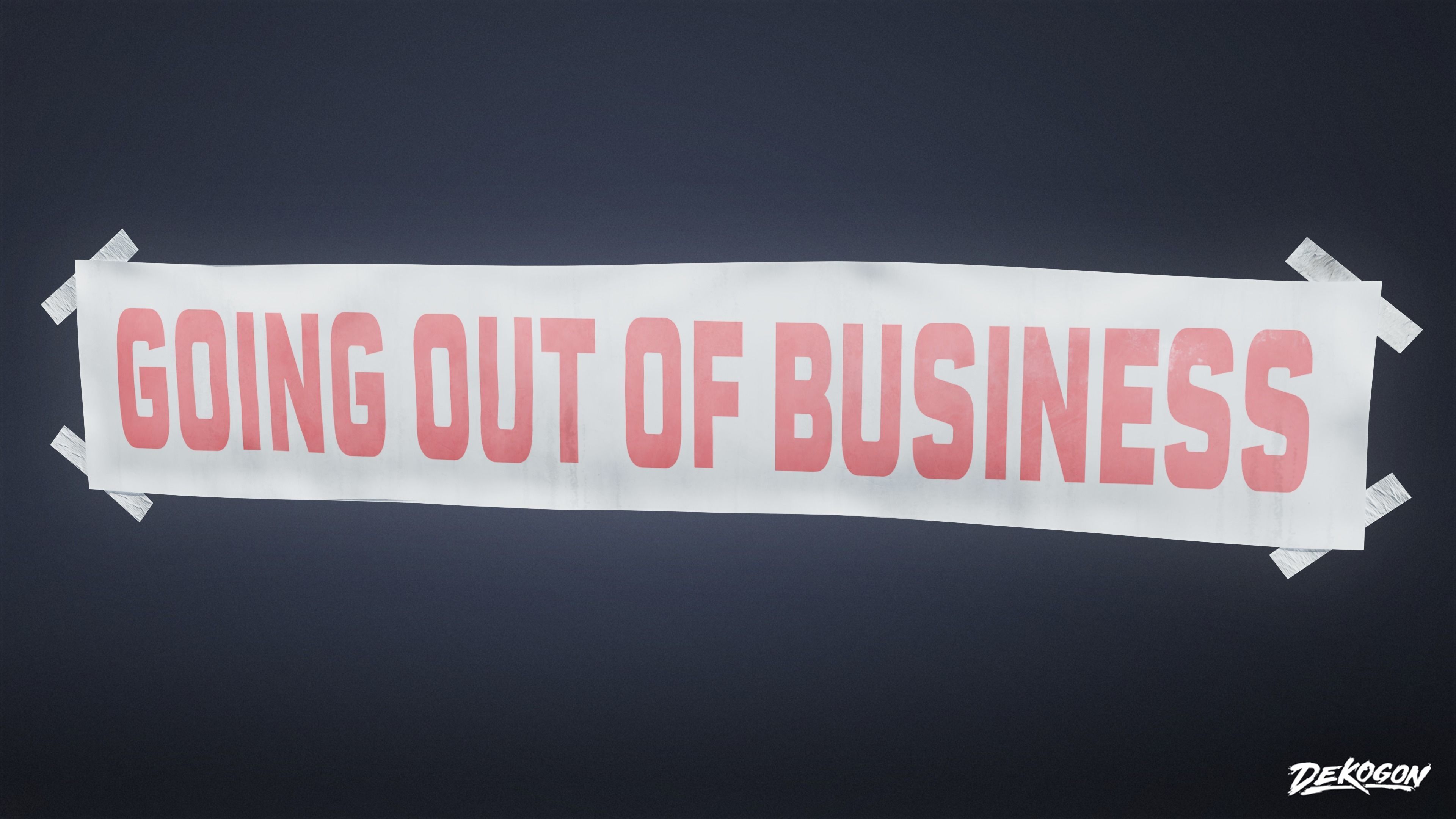 SIGNAGE - Business Signs 02 - LOW POLY AND NANITE Low-poly 3D model_23