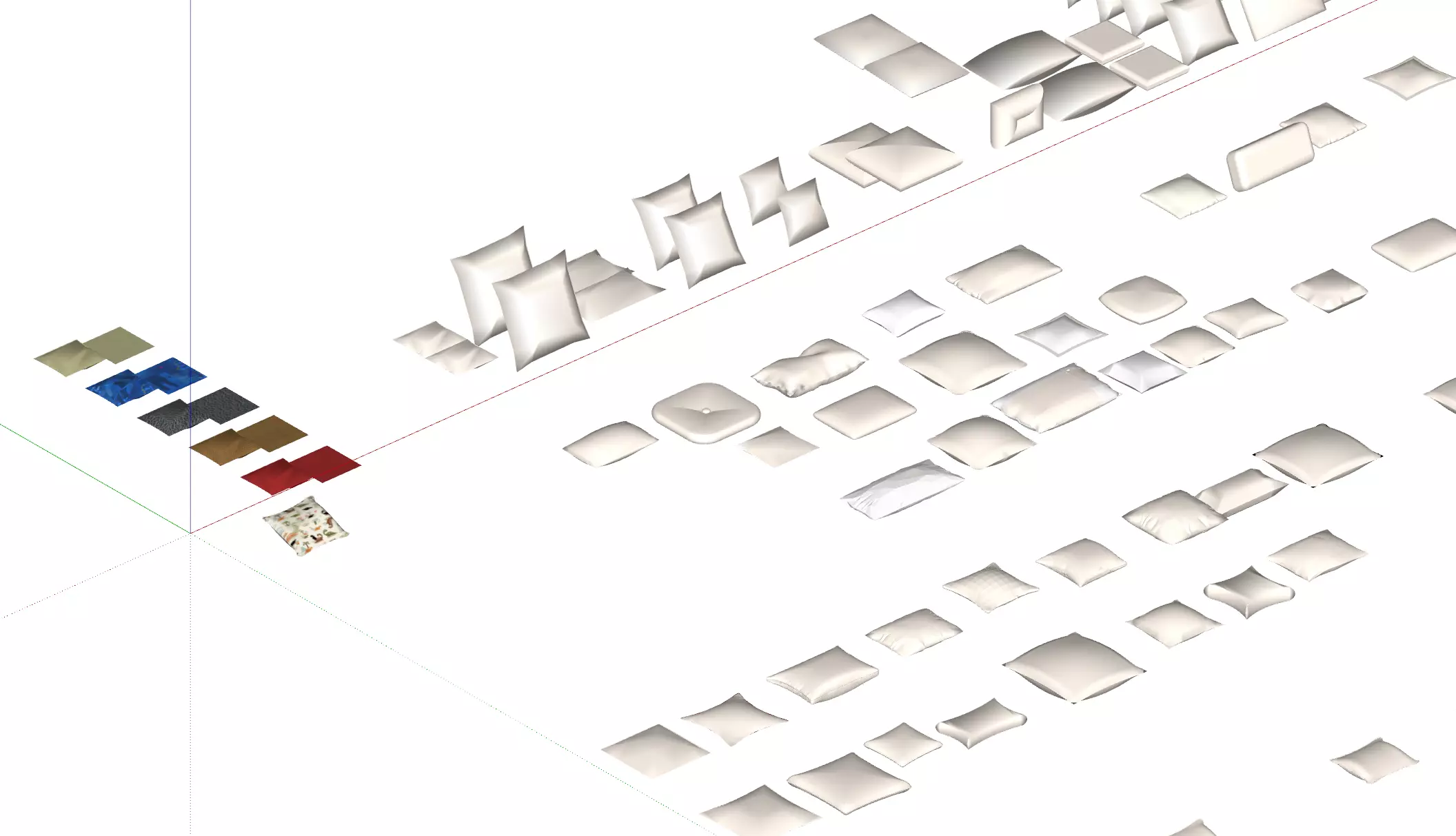 PILLOW BANK Free 3D model