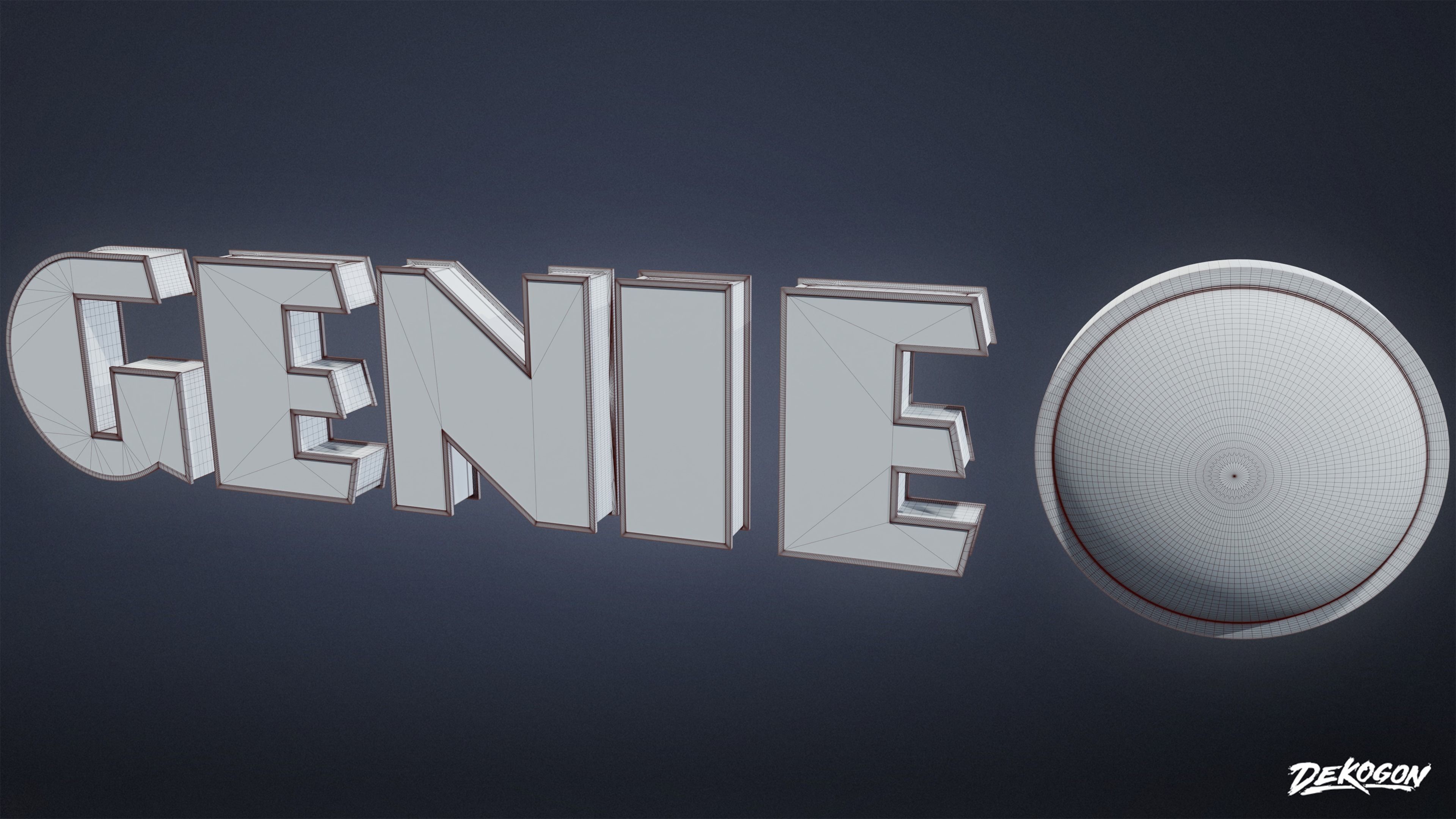 SIGNAGE - Gas Station Logo 01 - LOW POLY AND NANITE Low-poly 3D model_8