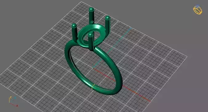 Simple Solitaire Engagement Ring