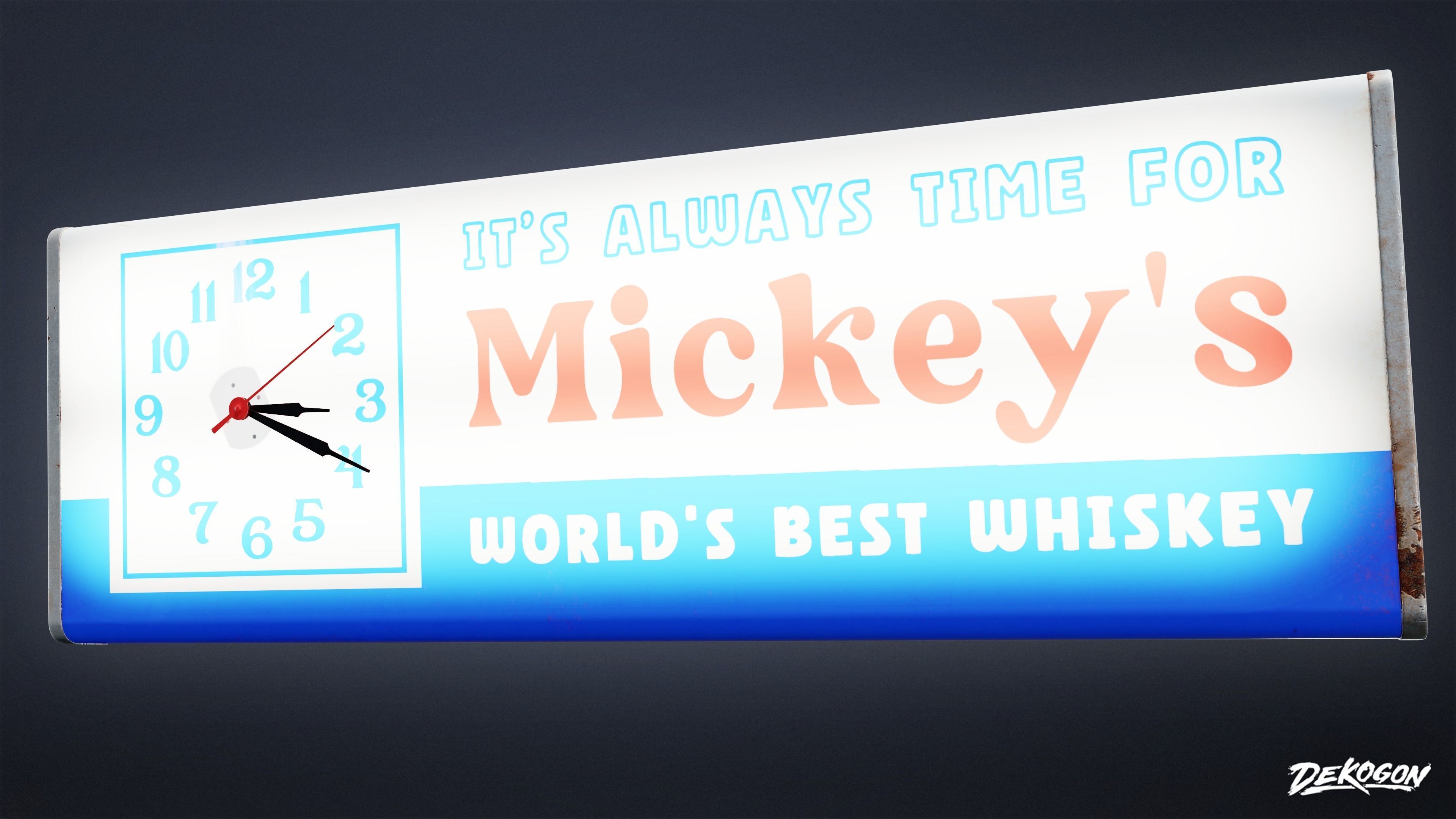SIGNAGE - Neon Sign Set 17 - LOW POLY AND NANITE Low-poly 3D model_22
