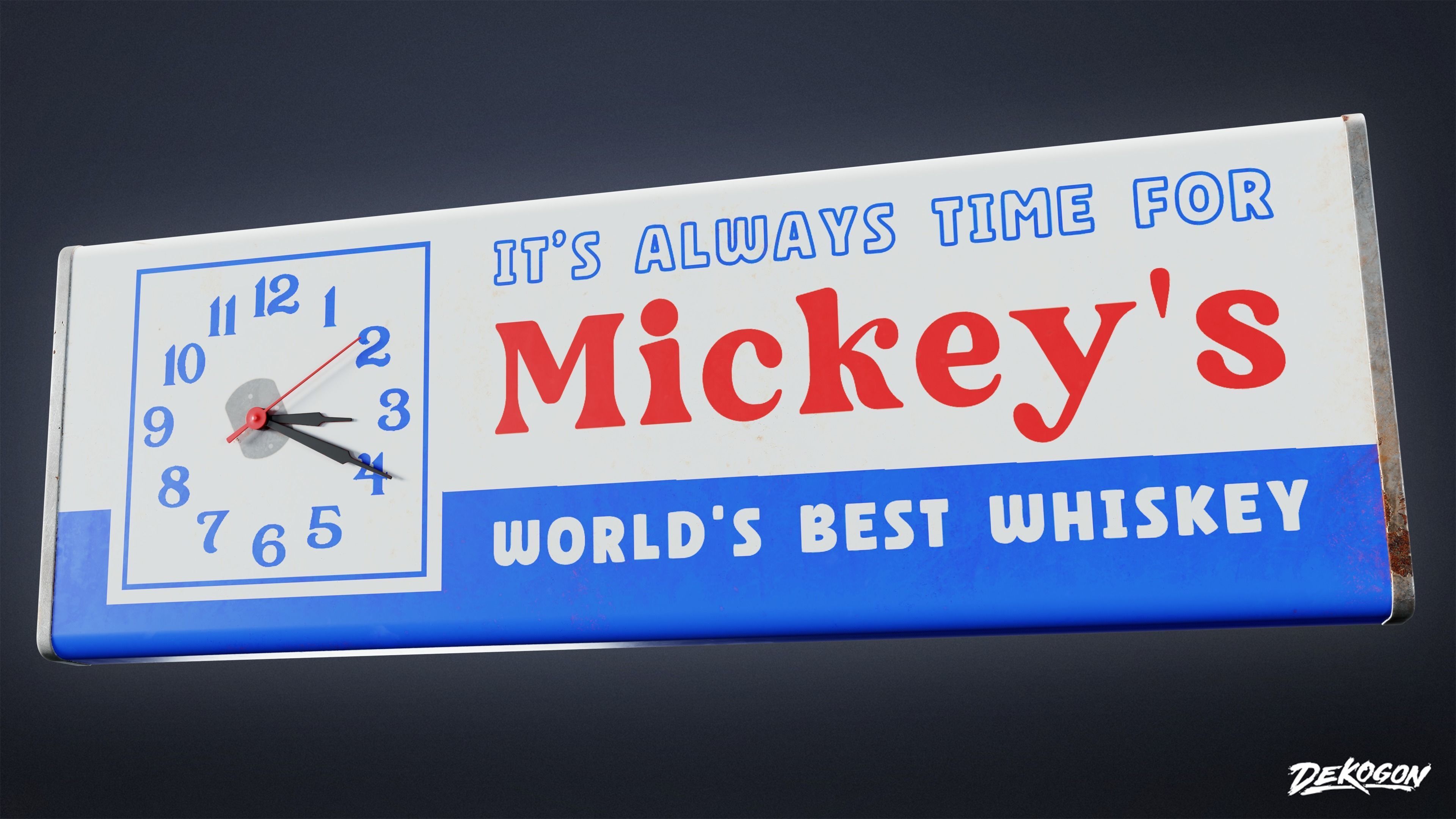 SIGNAGE - Neon Sign Set 17 - LOW POLY AND NANITE Low-poly 3D model_15