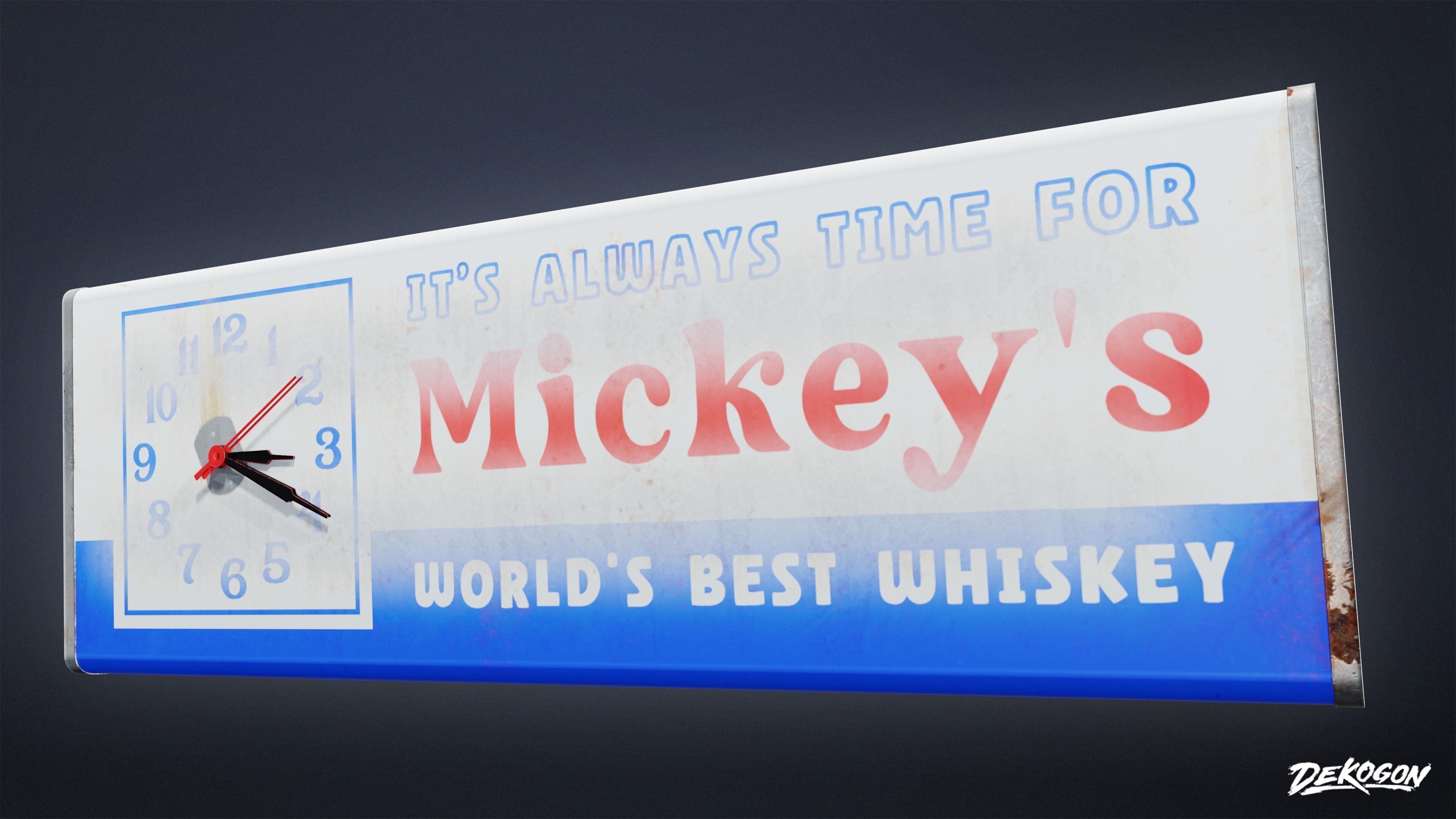 SIGNAGE - Neon Sign Set 17 - LOW POLY AND NANITE Low-poly 3D model_6