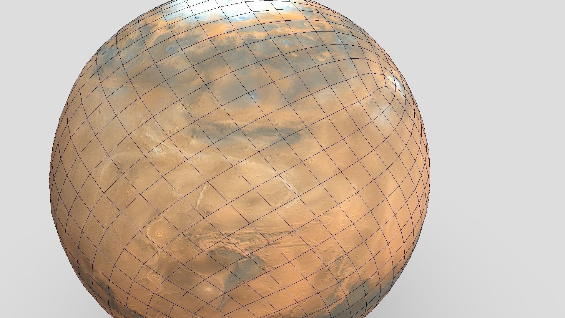 Planet Low-poly 3D model_10