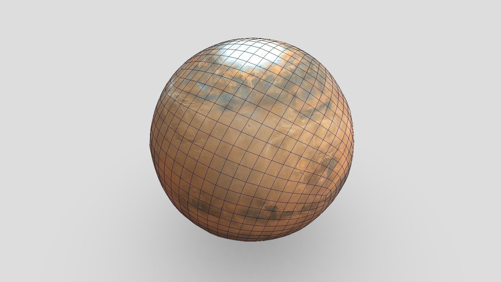 Planet Low-poly 3D model_8