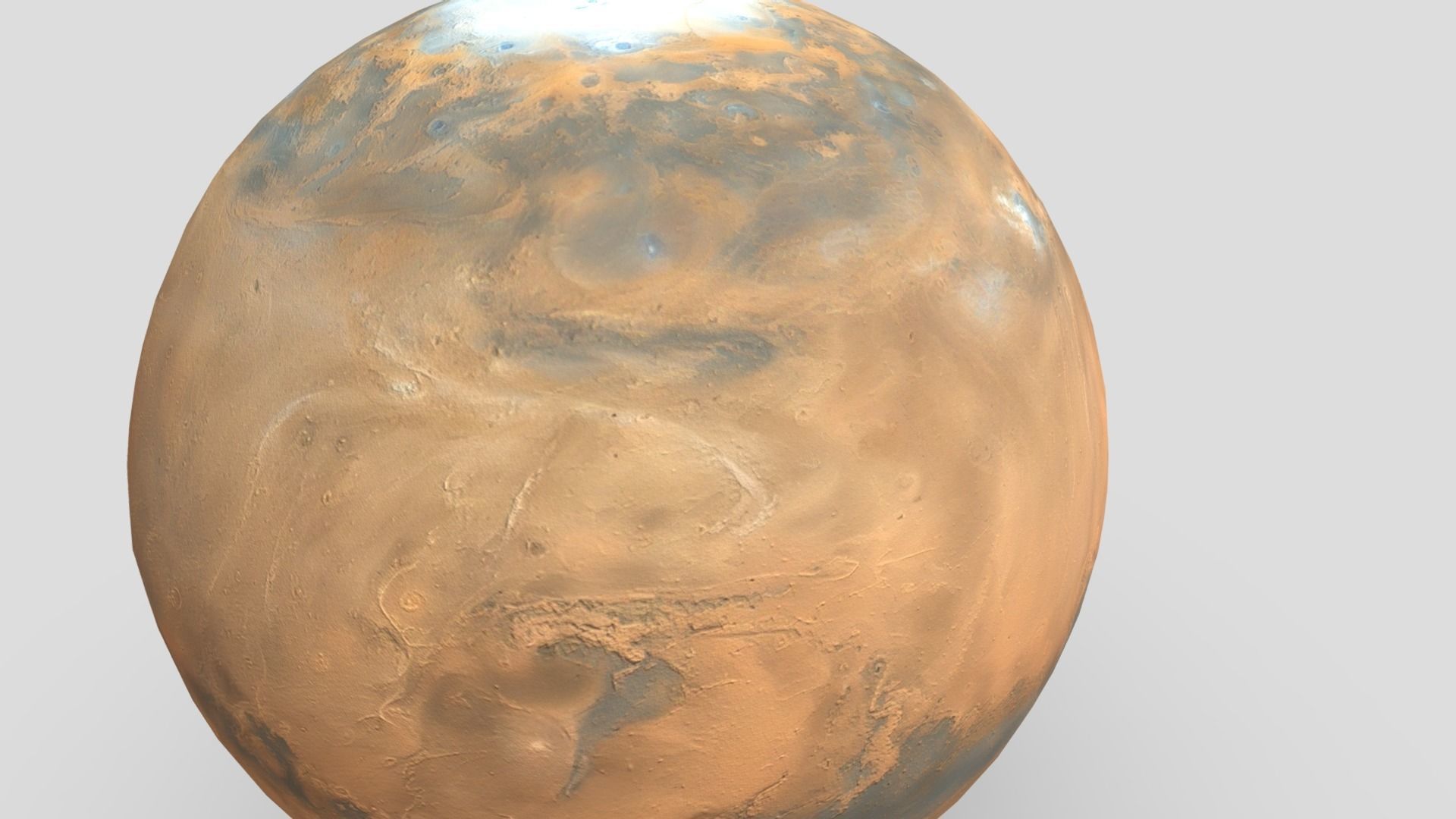 Planet Low-poly 3D model_9