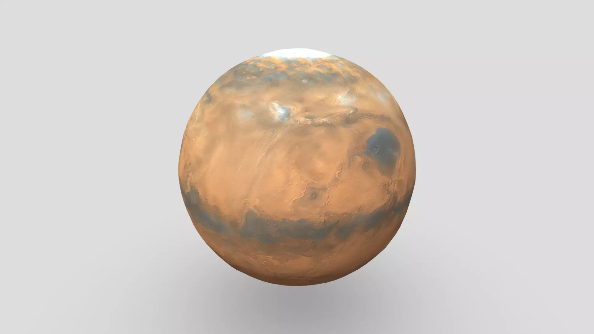 Planet Low-poly 3D model_0