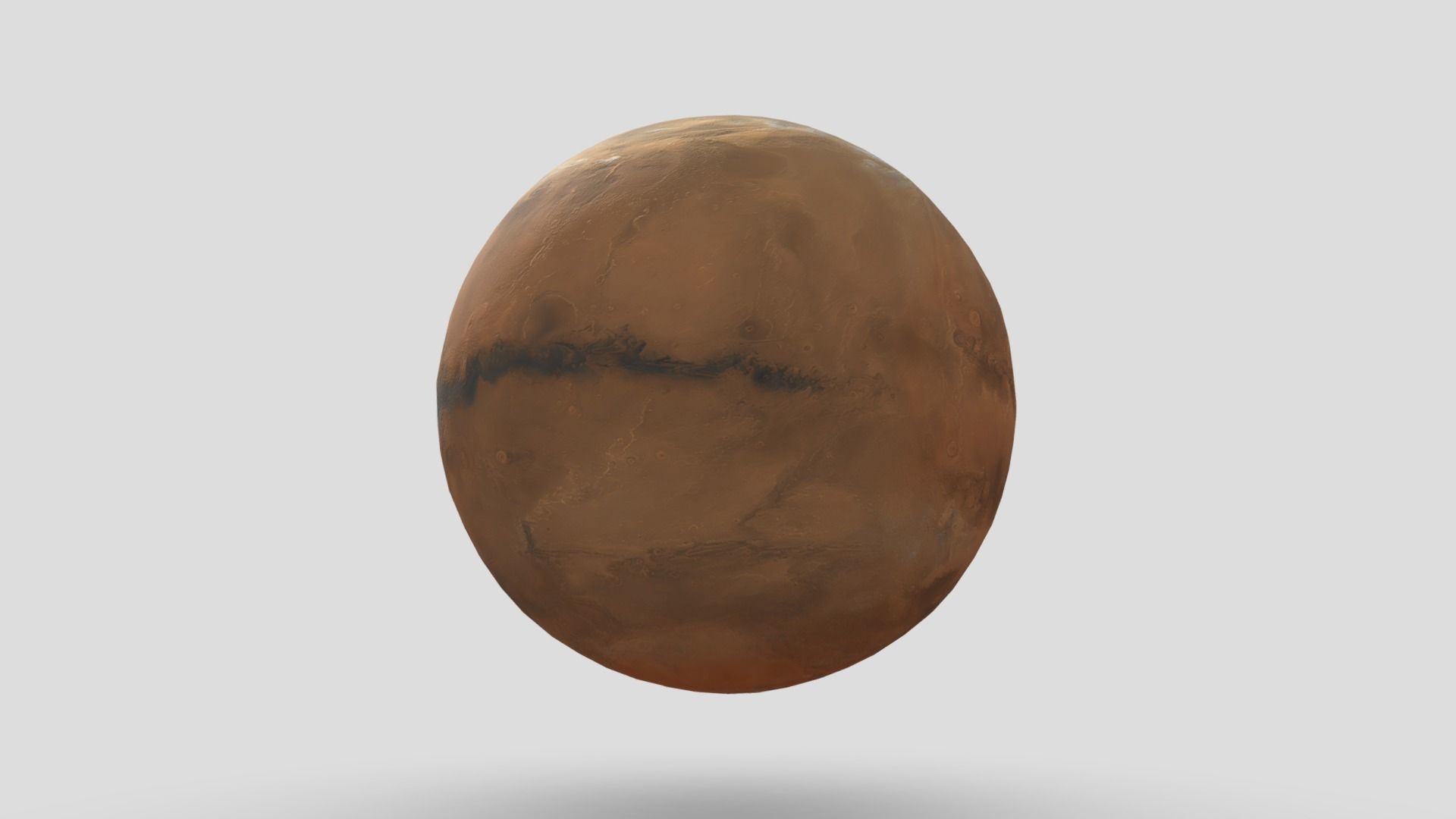 Planet Low-poly 3D model_5