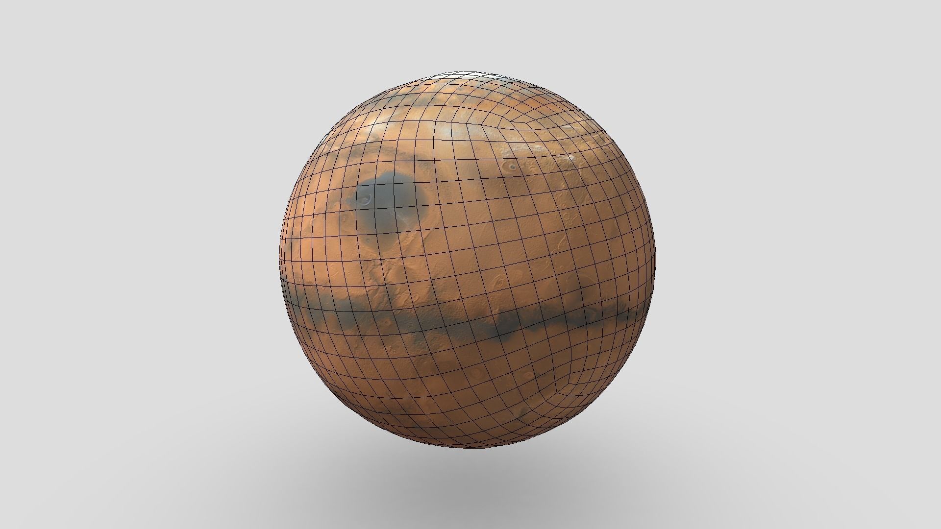 Planet Low-poly 3D model_4