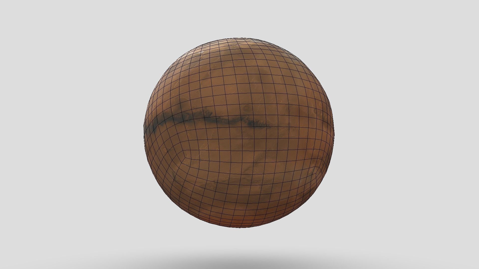 Planet Low-poly 3D model_6