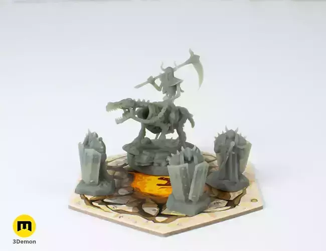 Karak II Dark General and Praetorians 3D print model