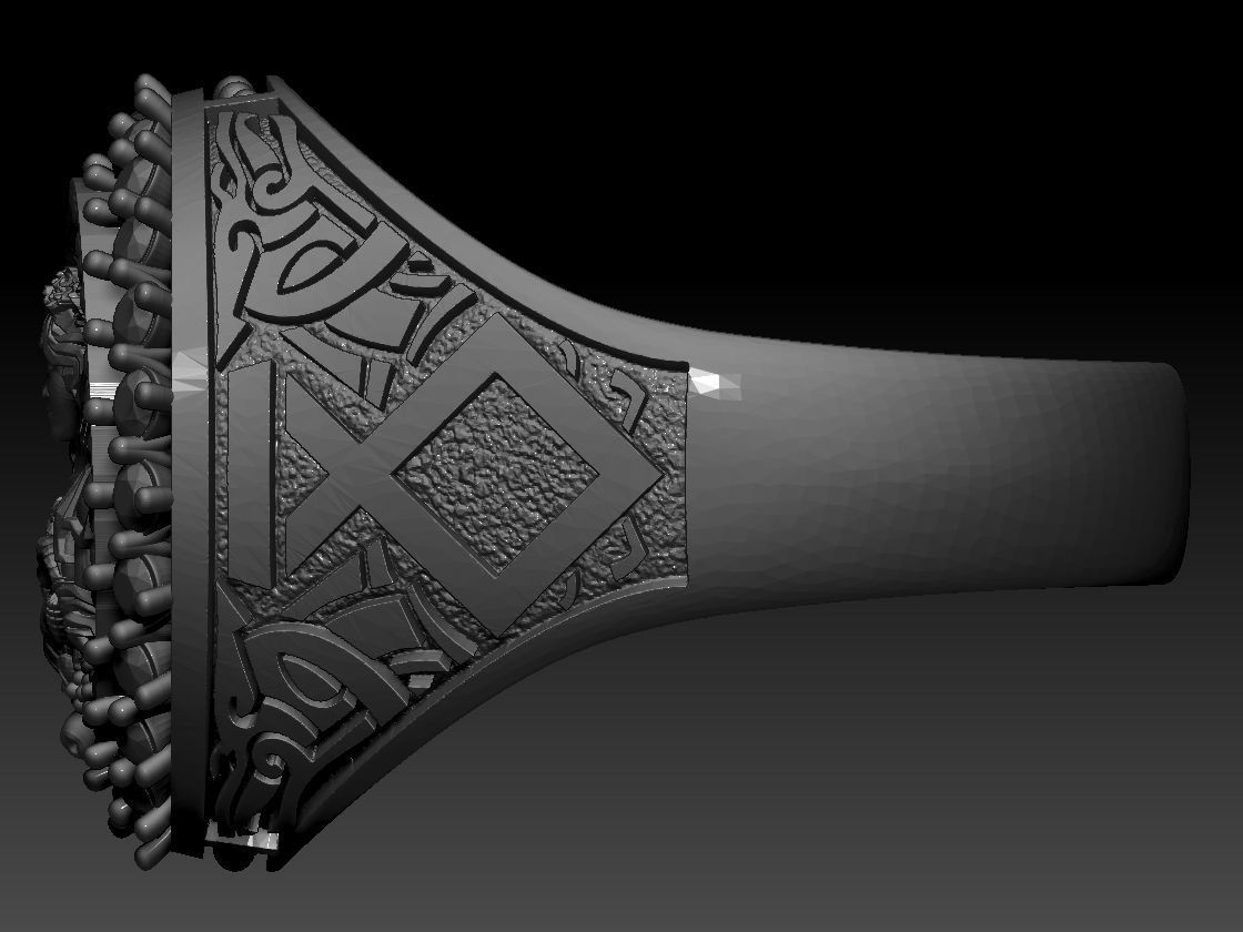 Zodiac sign Virgo Ring print Model 3D print model_20