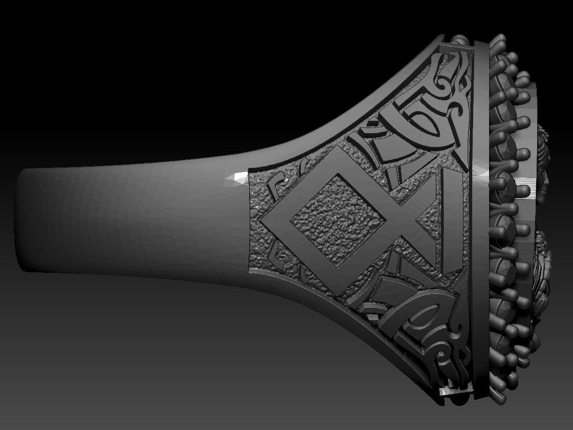 Zodiac sign Virgo Ring print Model 3D print model_17