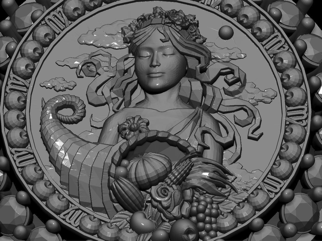 Zodiac sign Virgo Ring print Model 3D print model_14