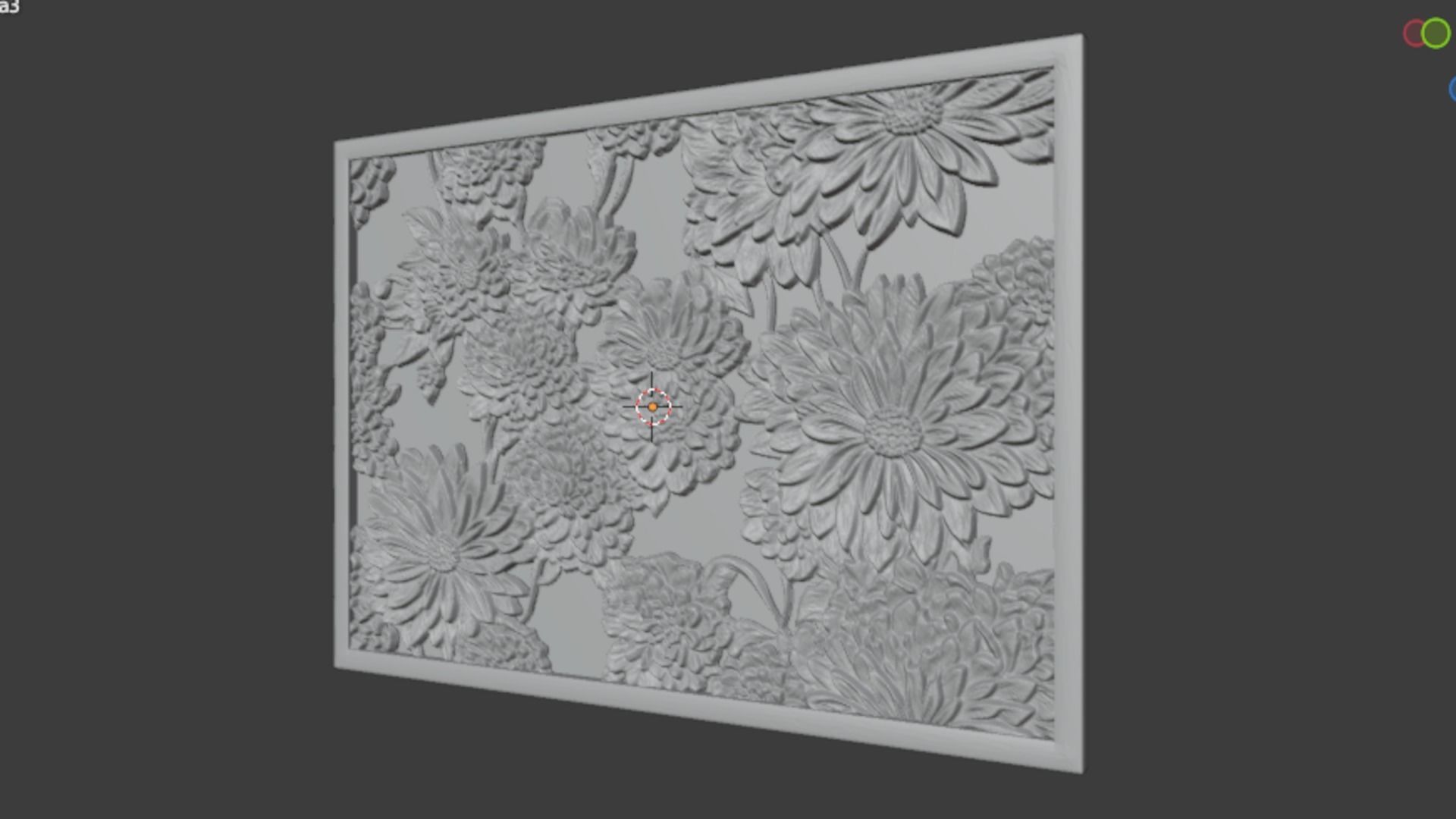 Modern Wall Panel Relief for CNC and 3D Printing 07 3D print model_1