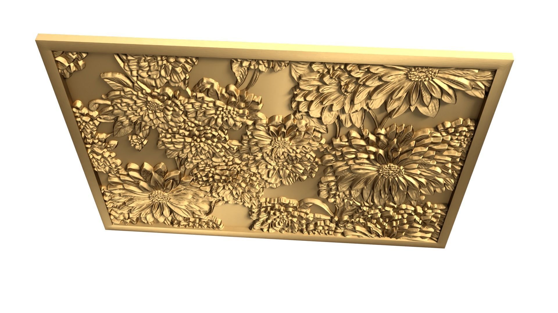 Modern Wall Panel Relief for CNC and 3D Printing 07 3D print model_4