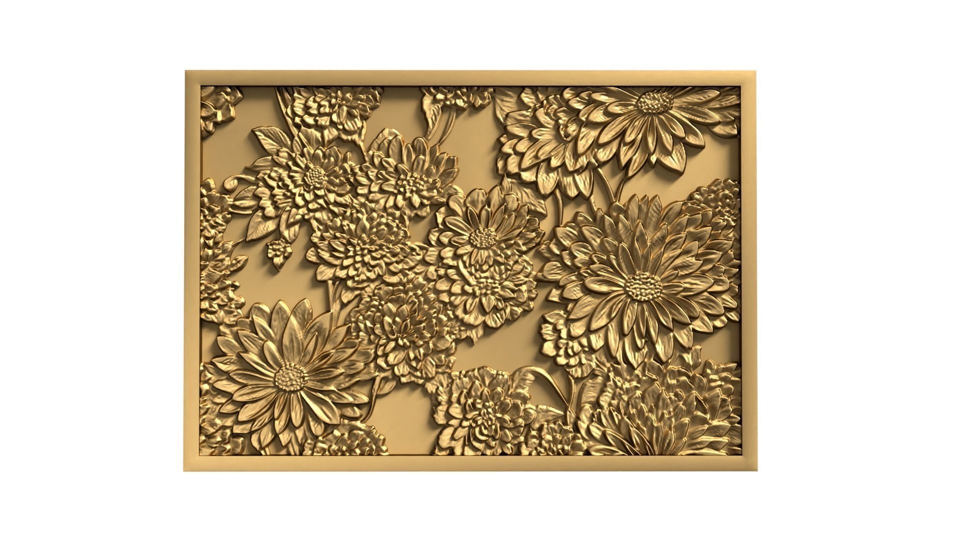 Modern Wall Panel Relief for CNC and 3D Printing 07 3D print model_2