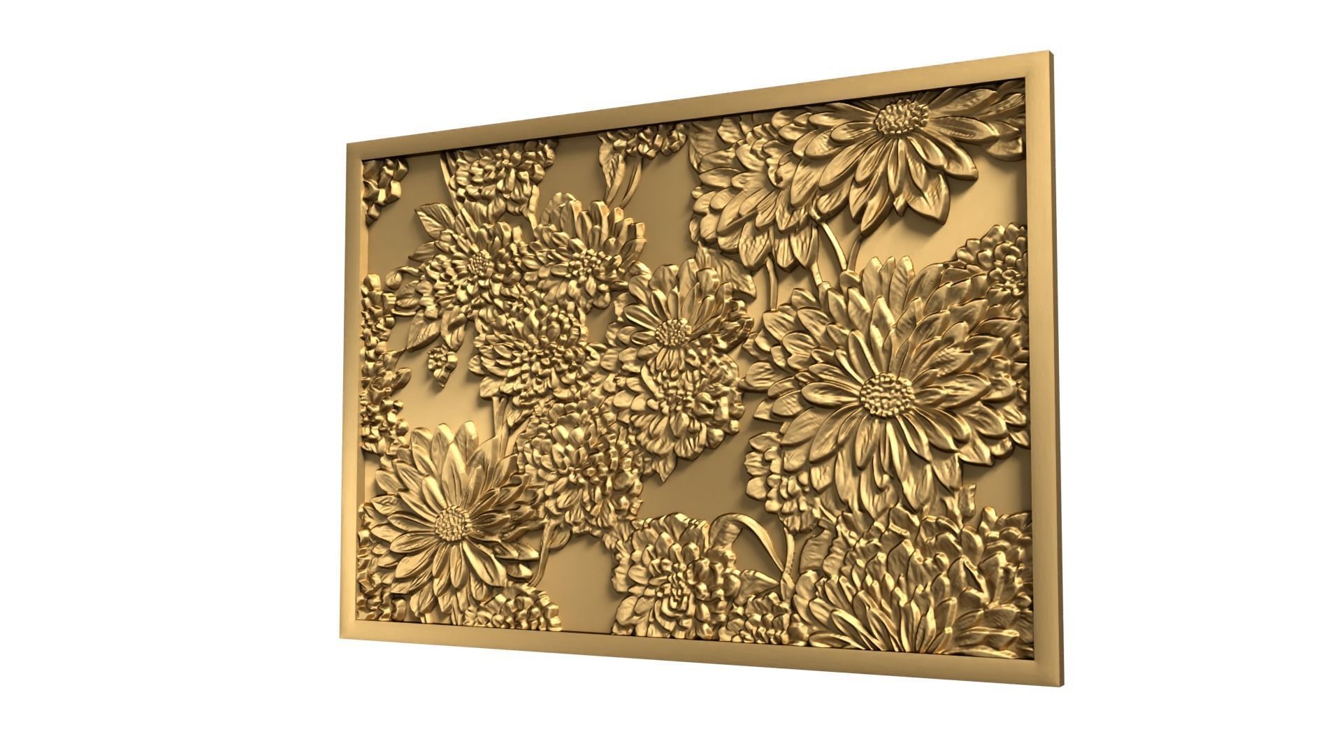 Modern Wall Panel Relief for CNC and 3D Printing 07 3D print model_10